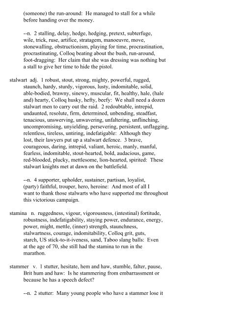 The Oxford Thesaurus An A-Z Dictionary of Synonyms INTRO ...