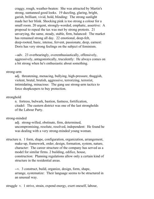 The Oxford Thesaurus An A-Z Dictionary of Synonyms INTRO ...