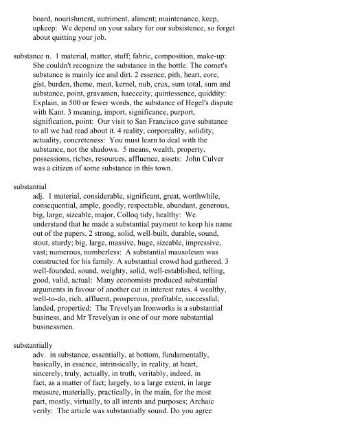 The Oxford Thesaurus An A-Z Dictionary of Synonyms INTRO ...