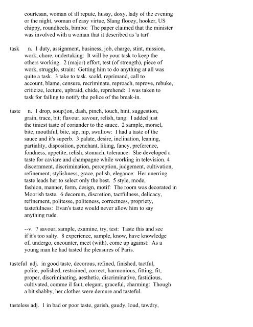 The Oxford Thesaurus An A-Z Dictionary of Synonyms INTRO ...