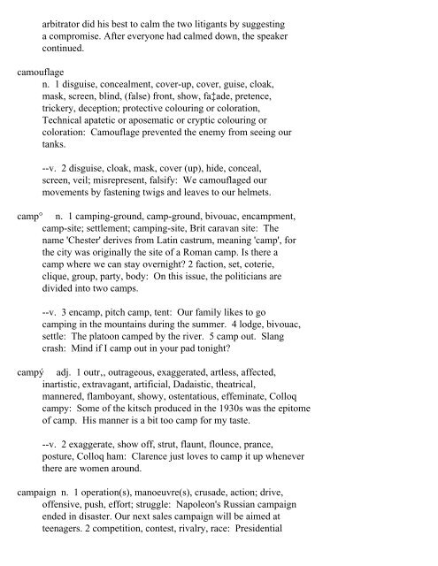 The Oxford Thesaurus An A-Z Dictionary of Synonyms INTRO ...