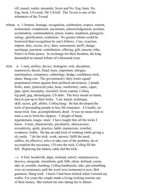 The Oxford Thesaurus An A-Z Dictionary of Synonyms INTRO ...