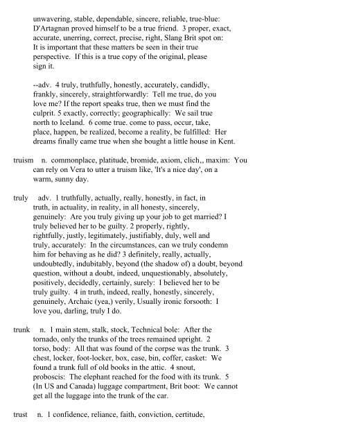 The Oxford Thesaurus An A-Z Dictionary of Synonyms INTRO ...