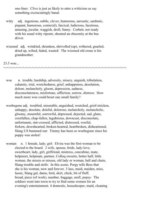 The Oxford Thesaurus An A-Z Dictionary of Synonyms INTRO ...