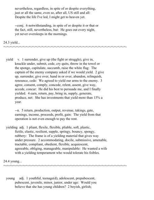 The Oxford Thesaurus An A-Z Dictionary of Synonyms INTRO ...