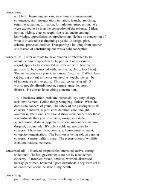 The Oxford Thesaurus An A-Z Dictionary of Synonyms INTRO ...