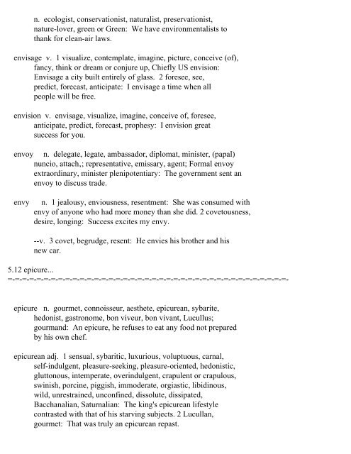 The Oxford Thesaurus An A-Z Dictionary of Synonyms INTRO ...