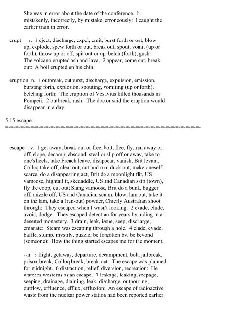 The Oxford Thesaurus An A-Z Dictionary of Synonyms INTRO ...