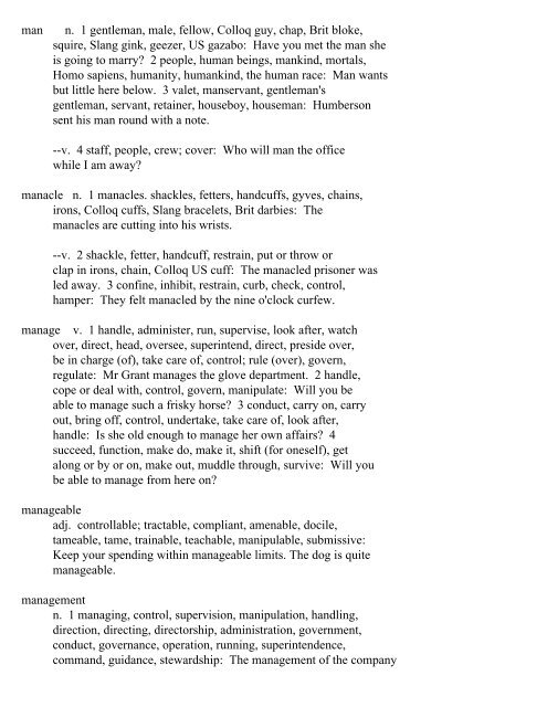 The Oxford Thesaurus An A-Z Dictionary of Synonyms INTRO ...