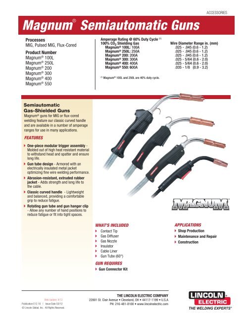 Lincoln Weld Pak 100 Tips