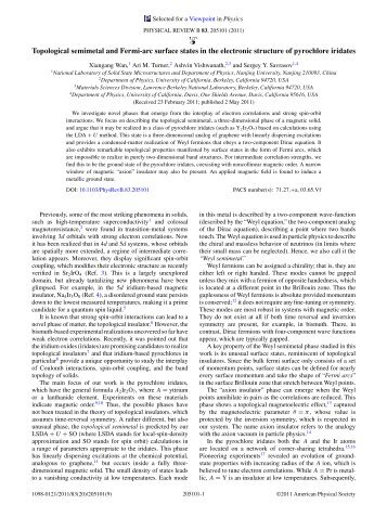 Topological semimetal and Fermi-arc surface states in the electronic ...