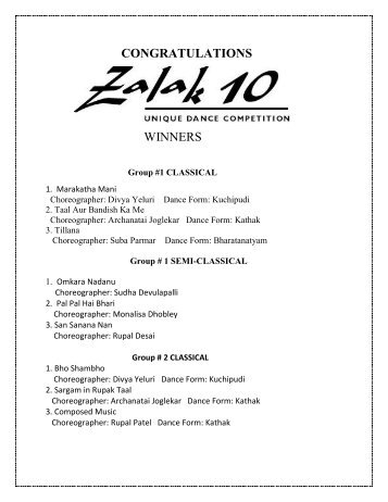 CONGRATULATIONS WINNERS - Marathi Vishwa