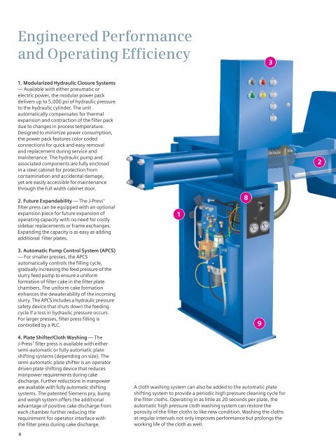 J- Press Sidebar Filter Press Brochure - Siemens Water Technologies