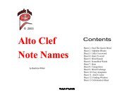 Alto Clef Note Names - Music Fun