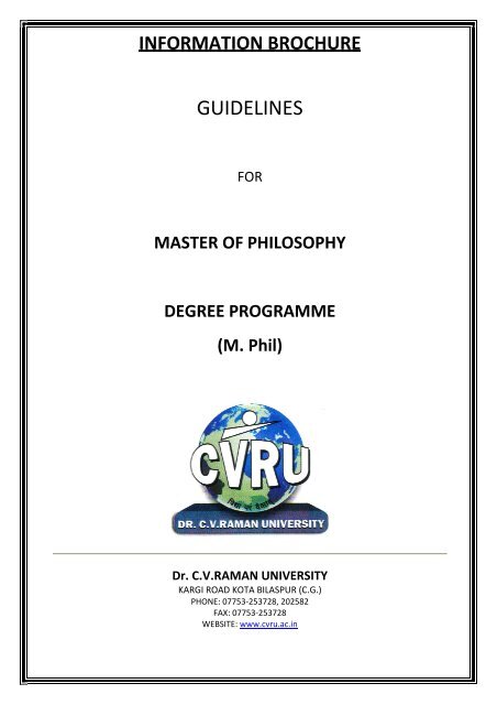 AMAN U - Dr. CV Raman University