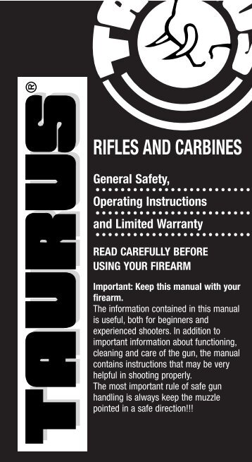 Taurus Rifle Manual