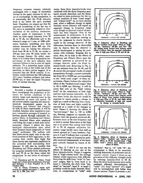 Effect of Sound Intensity Level on Judgement of - Audio Engineering ...