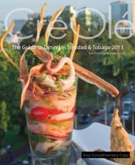 The Guide to Dining in Trinidad & Tobago 2013 - Cre Ole