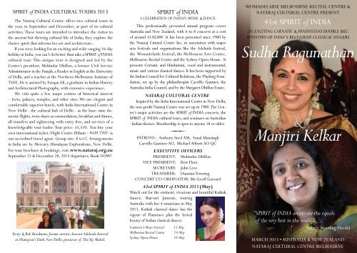 Sudha-Manjiri - Australia India Institute - University of Melbourne