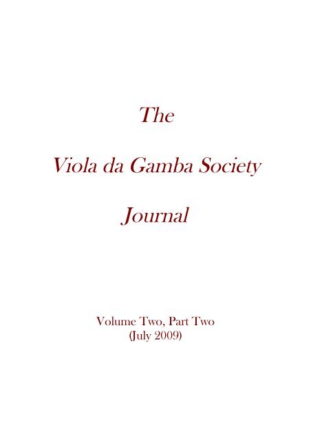 Download Pdf Viola Da Gamba Society Download Pdf Viola Da Gamba Society