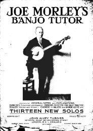Joe Morley's Banjo Tutor-Exercises - Classic Banjo