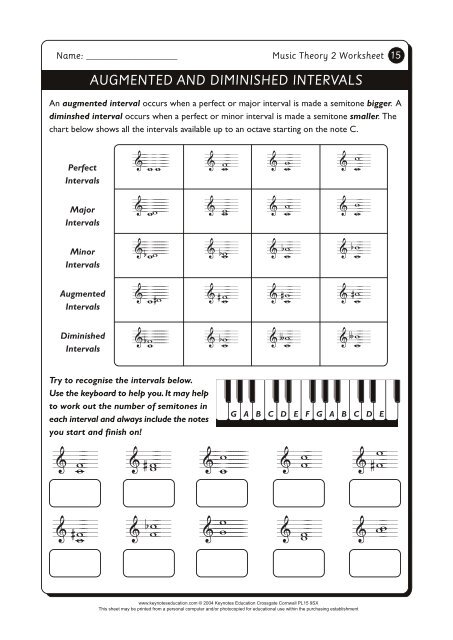 VOL 166 Music Theory 2 - Friern Barnet School