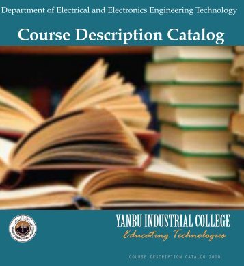 Departments' Brochure - Yanbu Industrial College