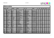 Referenzliste - H. Lenz AG