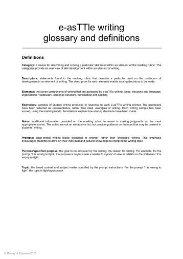 essay terms and definitions essay terms and definitions