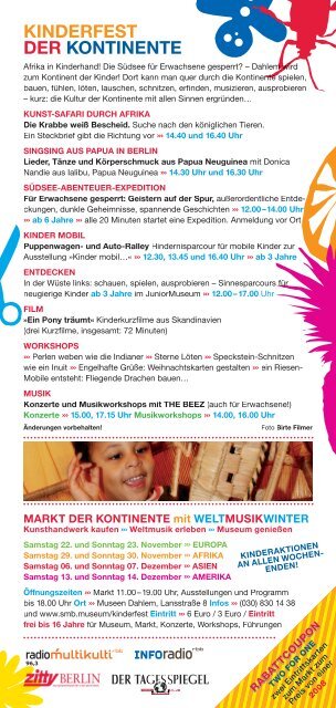 Flyer zum Kinderfest als PDF - Staatliche Museen zu Berlin