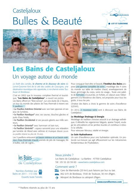 Dossier presse 01-2012 - Les Bains de Lavey