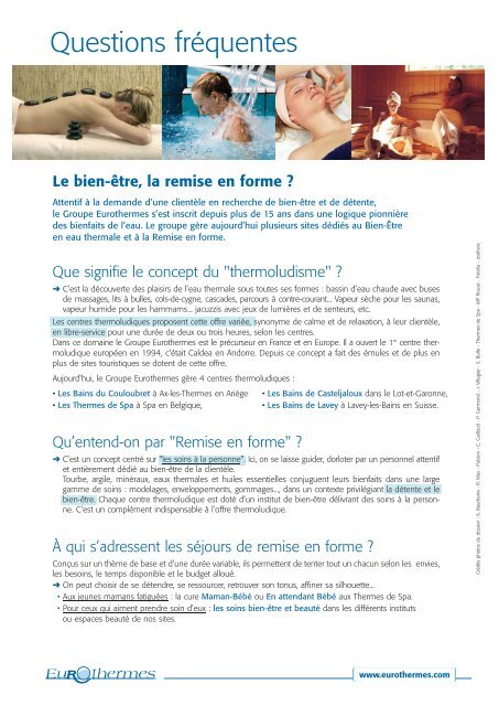 Dossier presse 01-2012 - Les Bains de Lavey