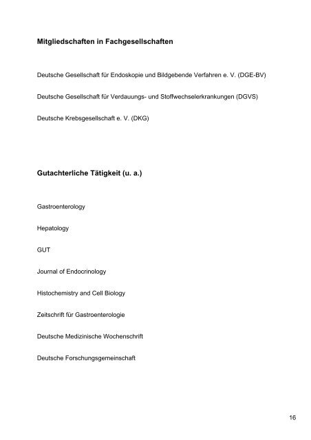 Curriculum Vitae / Publikationen - Spital Waldshut
