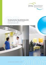 Strukturierter Qualitätsbericht - Spital Waldshut