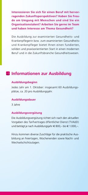 Ausbildung Gesundheits- und Krankenpfleger/In - Spital Waldshut