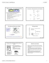 Semiconductor physics