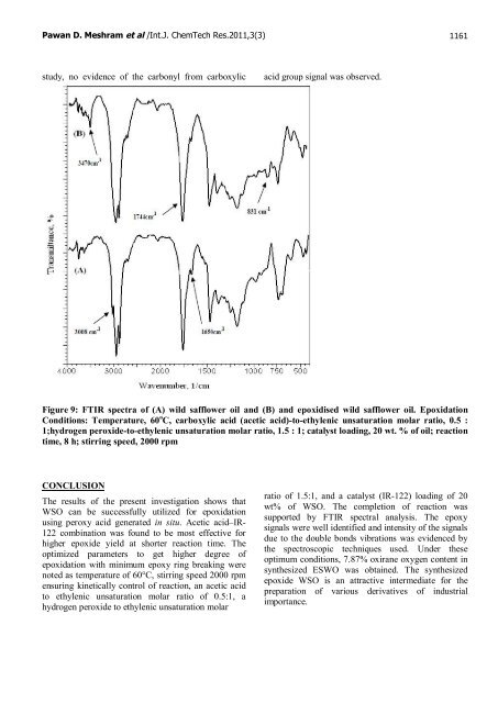 epoxidation of wild safflower (carthamus oxyacantha) - Research ...