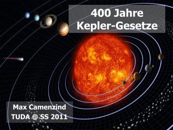 400 Jahre Kepler-Gesetze
