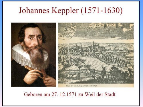 400 Jahre Kepler-Gesetze