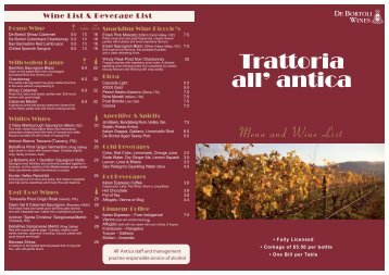 Trattoria all' antica - All' Antica Italian Restaurant