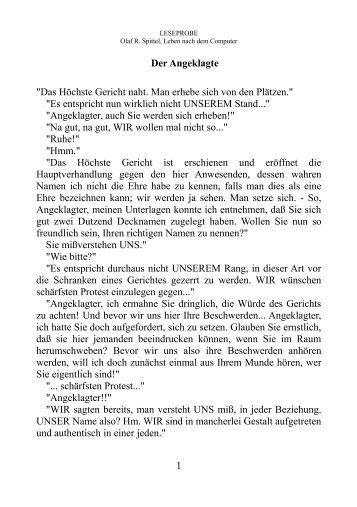 Leseprobe - Verlag 28 Eichen