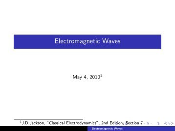 Electromagnetic Waves