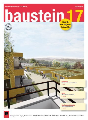 "Baustein" 17, Oktober 2011, PDF-Datei - Leemann und Bretscher AG