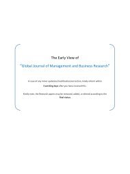 Global Journal of Management and Business Research - ø Global ...