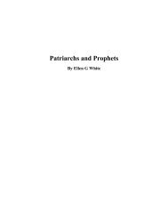 Patriarchs and Prophets by Ellen White