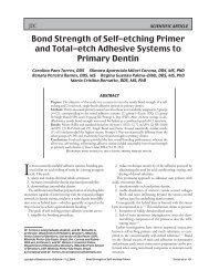 Bond Strength of Self-etching Primer and Total-etch Adhesive ...