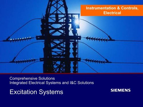 Technical Slides Excitation Systems