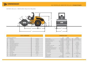 self-propelled vibratory roller | vm46d/vm46pd - DEMCO JCB