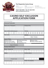 Singapore casino self exclusion policy Singapore casino self exclusion policy