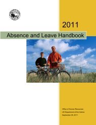 Absence and Leave Handbook - US Department of the Interior